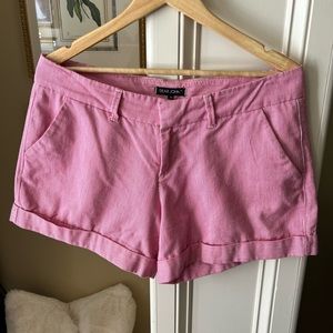 Pink Cotton Shorts